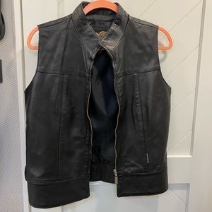 🏡Jamin leather womens vest